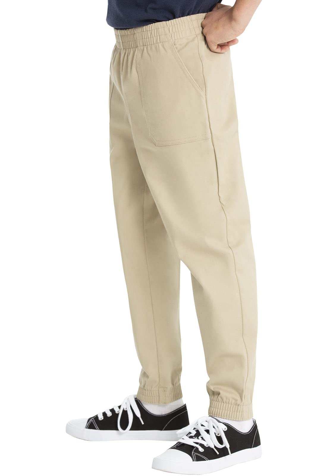 **Kids' School Uniform Pants - Comfortable Pull-On Design for Boys & Girls - Perfect for Classroom, Daily Wear & School Activities**