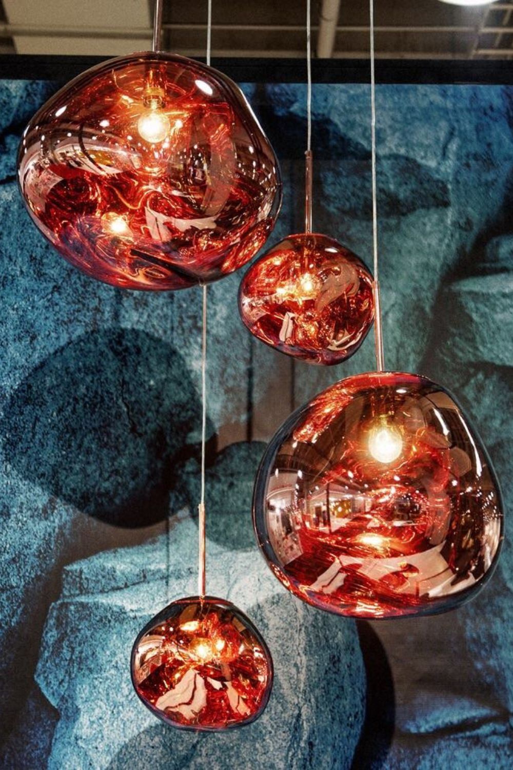 Modern Lava Pendant Lamp - Stylish Volcanic Glass Ceiling Light Fixture for Living Room, Bedroom & Dining Room Decor