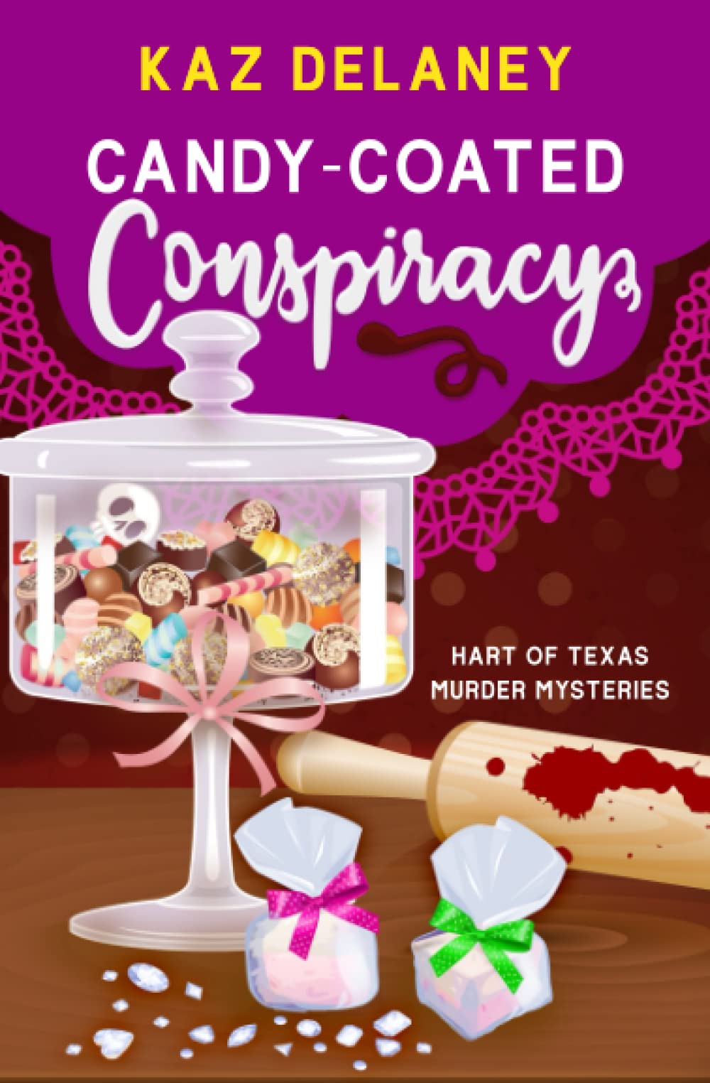 Candy-Coated Conspiracy - Hart of Texas Murder Mystery Book | Small Town Crime Novel | Perfect for Mystery Lovers & Book Club Discussions