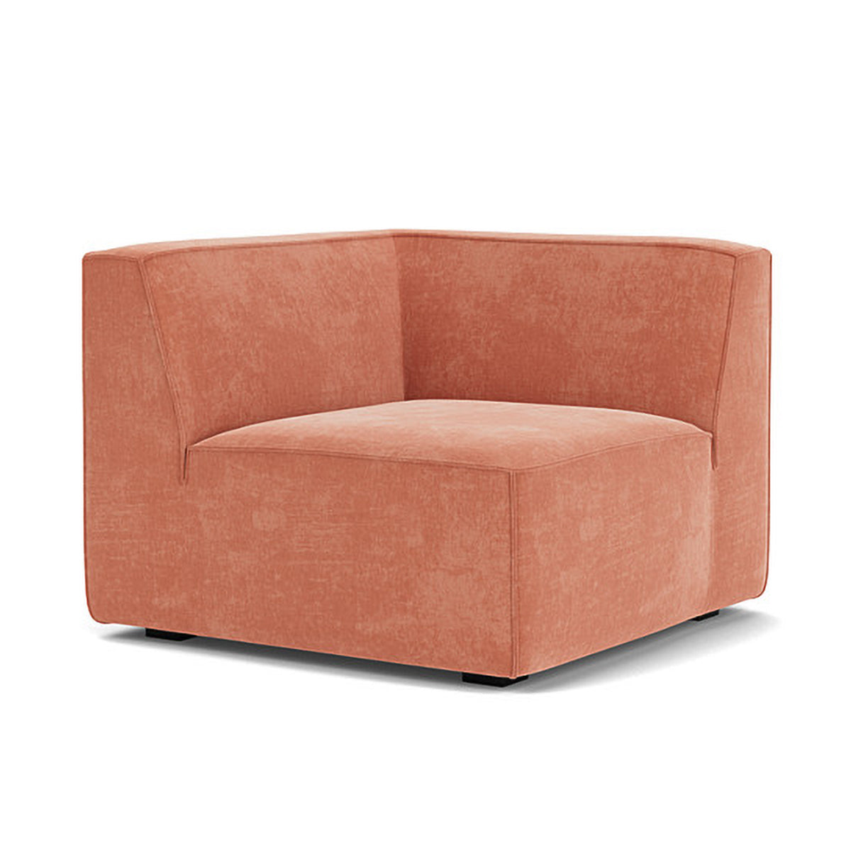 1-Seater Right Corner Modular Sofa in Durable Dane Fabric - Perfect for Small Apartments, Living Rooms & Cozy Spaces