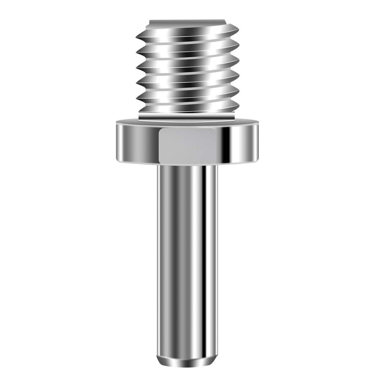 5/8-11 to 3/8 Round Drill Arbor Adapter - 2PCS for Core Drill Bits & Backer Pads - Perfect for Masonry & Tile Work