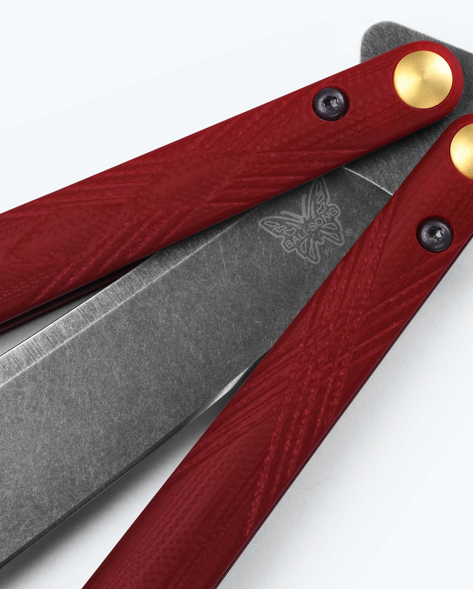 Necron™ Ruby Red G10 Knife Handle Scales - Premium Durable Material for Custom Knife Making & DIY Projects - Perfect for Outdoor, Camping, and EDC Knives