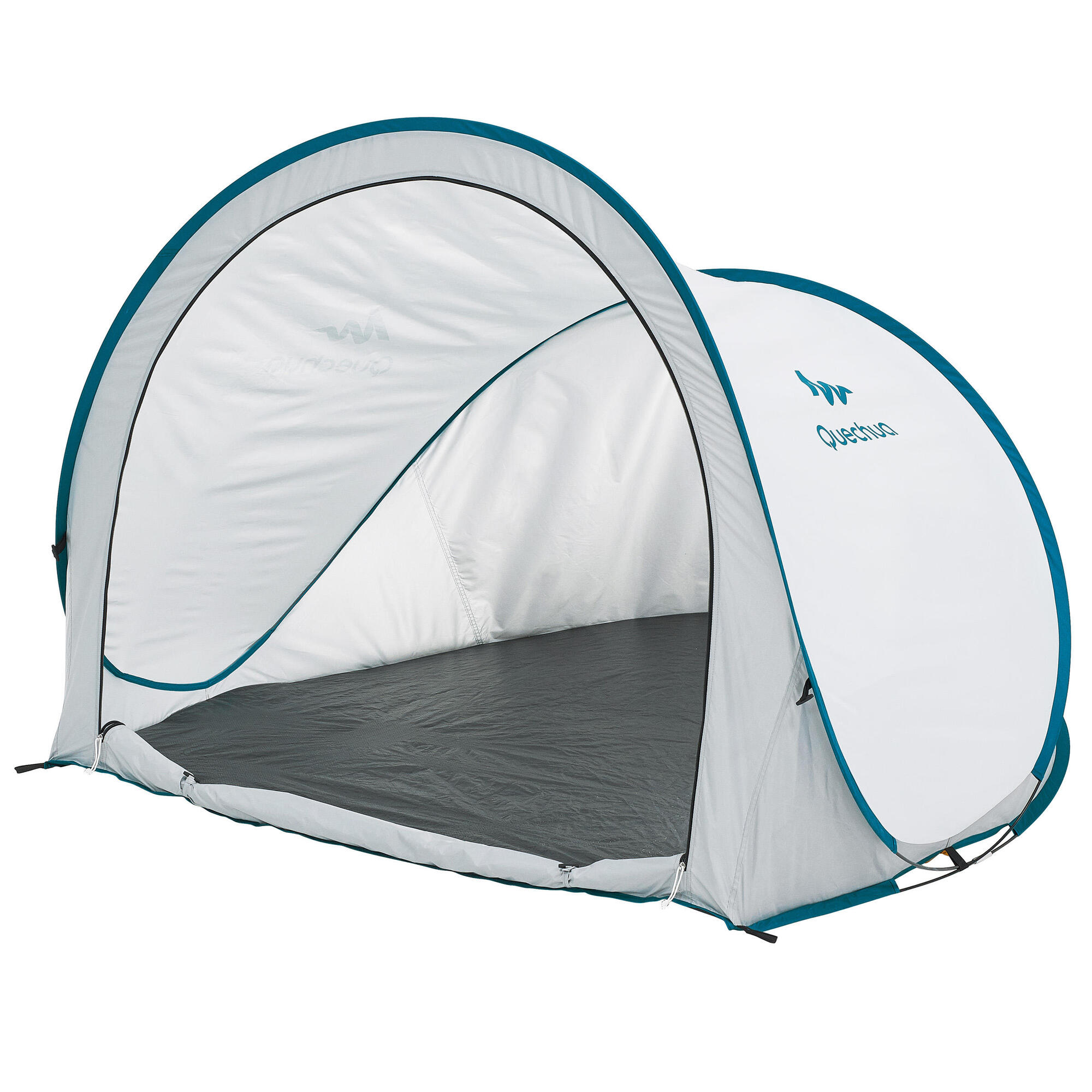Quechua 22 Pop Up Extra Large Camping Beach Shelter - Sun Protection & Blackout Tent for Outdoor Adventures, Picnics, and Beach Trips