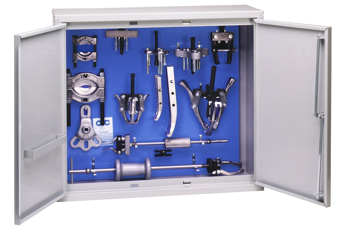 OTC 1676 Heavy Duty Box Puller Set - 8 Pullers, 5 Attachments & Extra Legs for Automotive, Truck & Industrial Applications