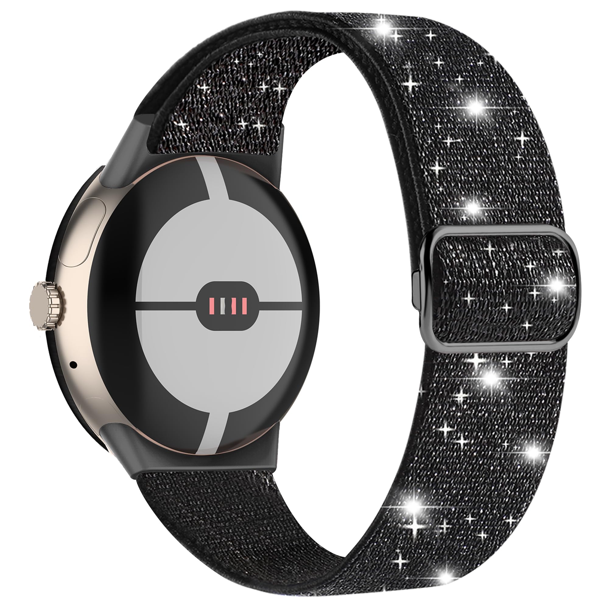 Stretch Nylon Band for Google Pixel Watch 2 - Comfortable Replacement Strap for Men & Women - Perfect for Workouts & Daily Wear