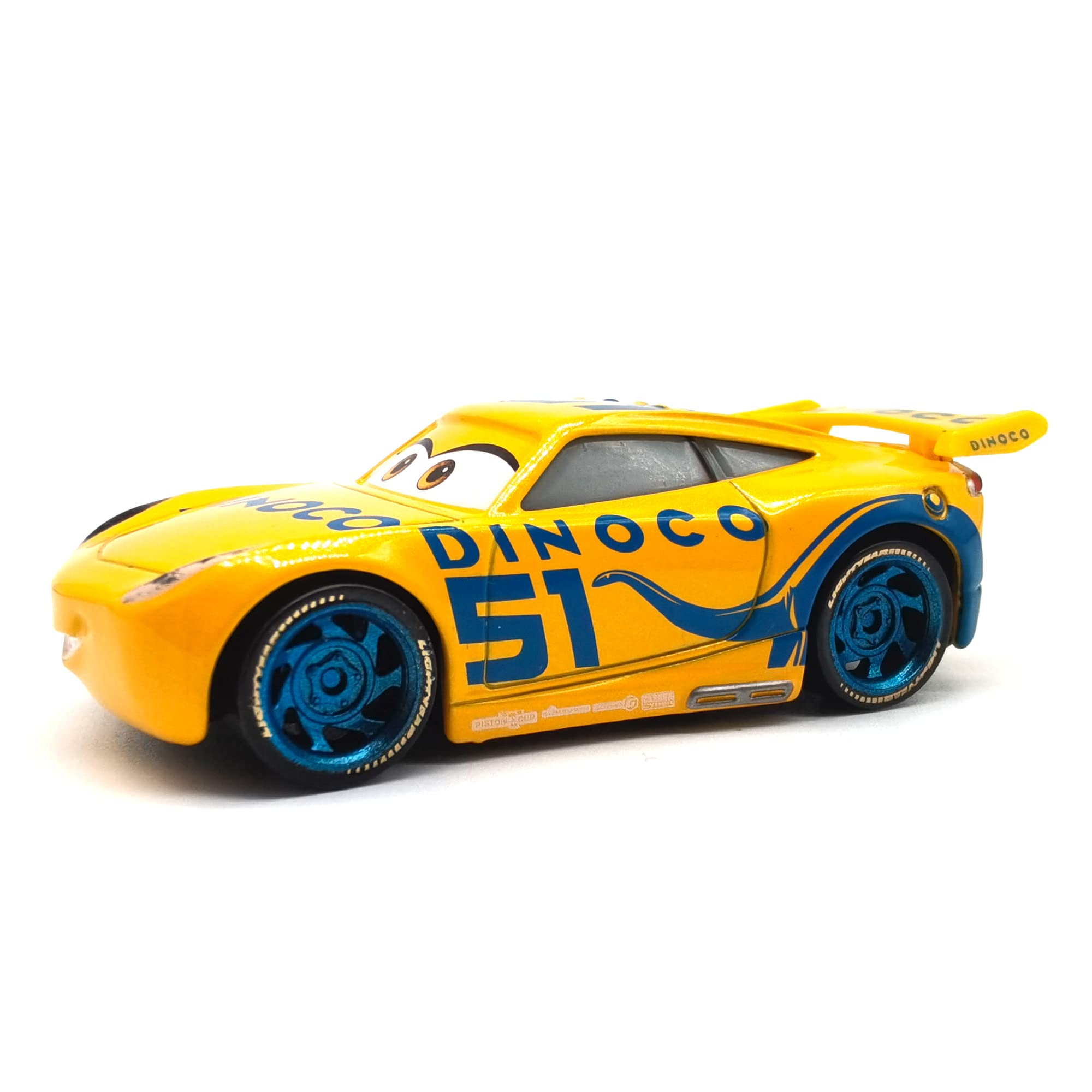 **Disney Pixar Cars Movie Diecast Toy Vehicles - Cruz Ramirez, Lightning McQueen (Cars 2 & 3) - Metal Collectible for Kids & Adults - Perfect for Playtime, Gifts & Display**