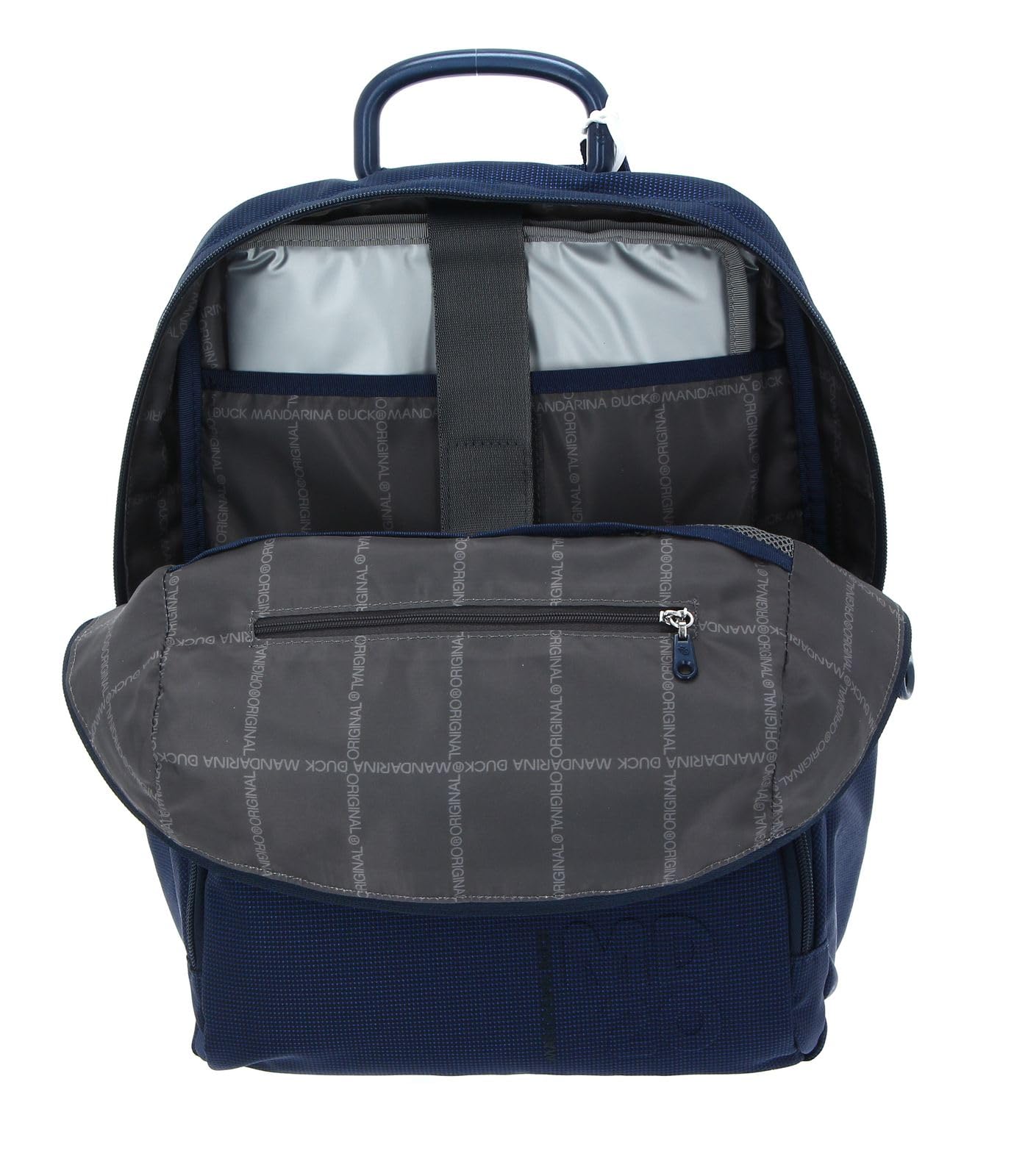 Mandarina Duck Women's Backpack Daypack - Stylish Dress Blue MD20 Mommy Bag for Work, Travel & Daily Use