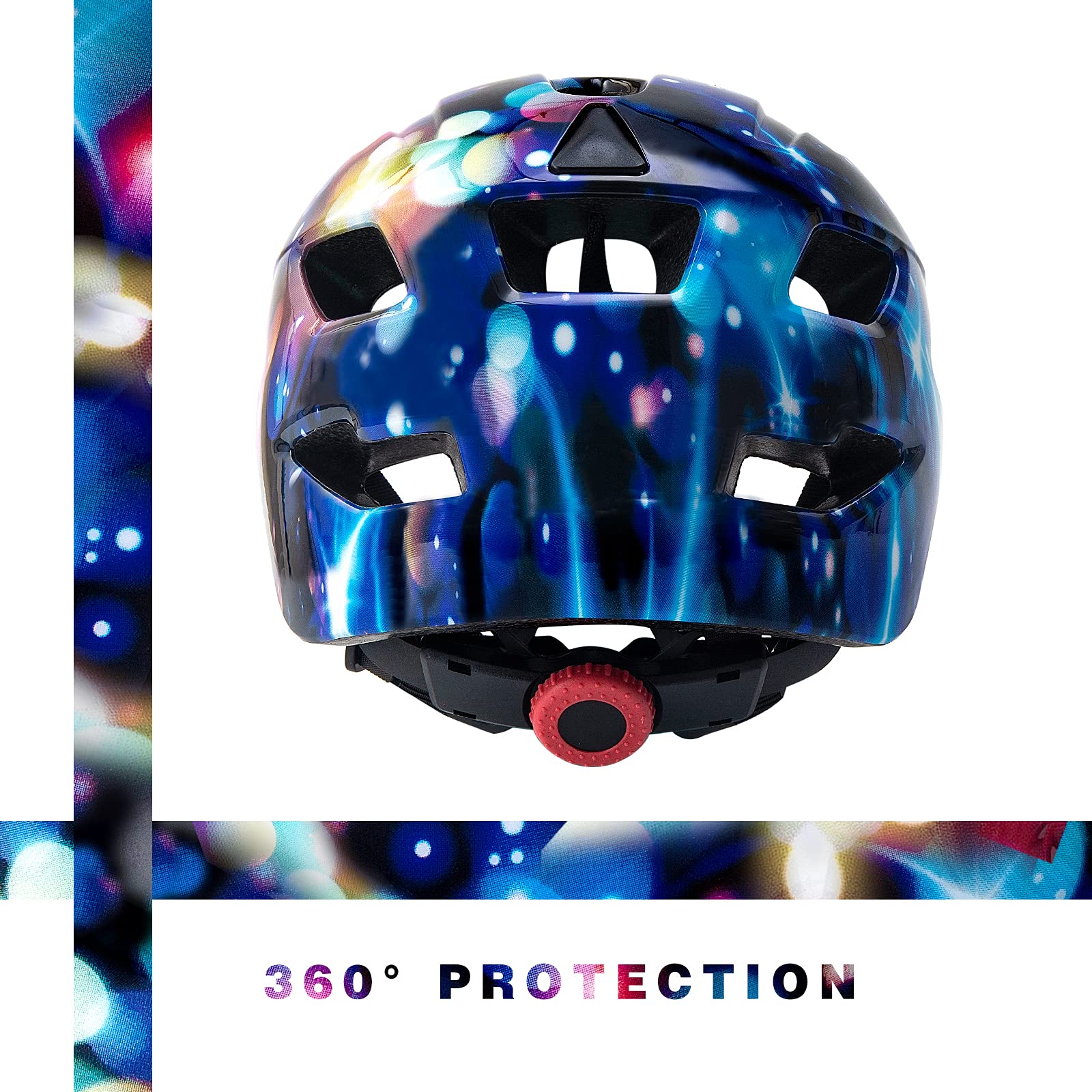 OnBros Kids Bike Helmet for Boys & Girls Ages 5-14 - Adjustable 50-57CM Lightweight Bicycle Helmet with Visor for Cycling, Skateboarding, Scooter & Mountain Biking | Perfect for School Commute, Park Rides & Outdoor Adventures