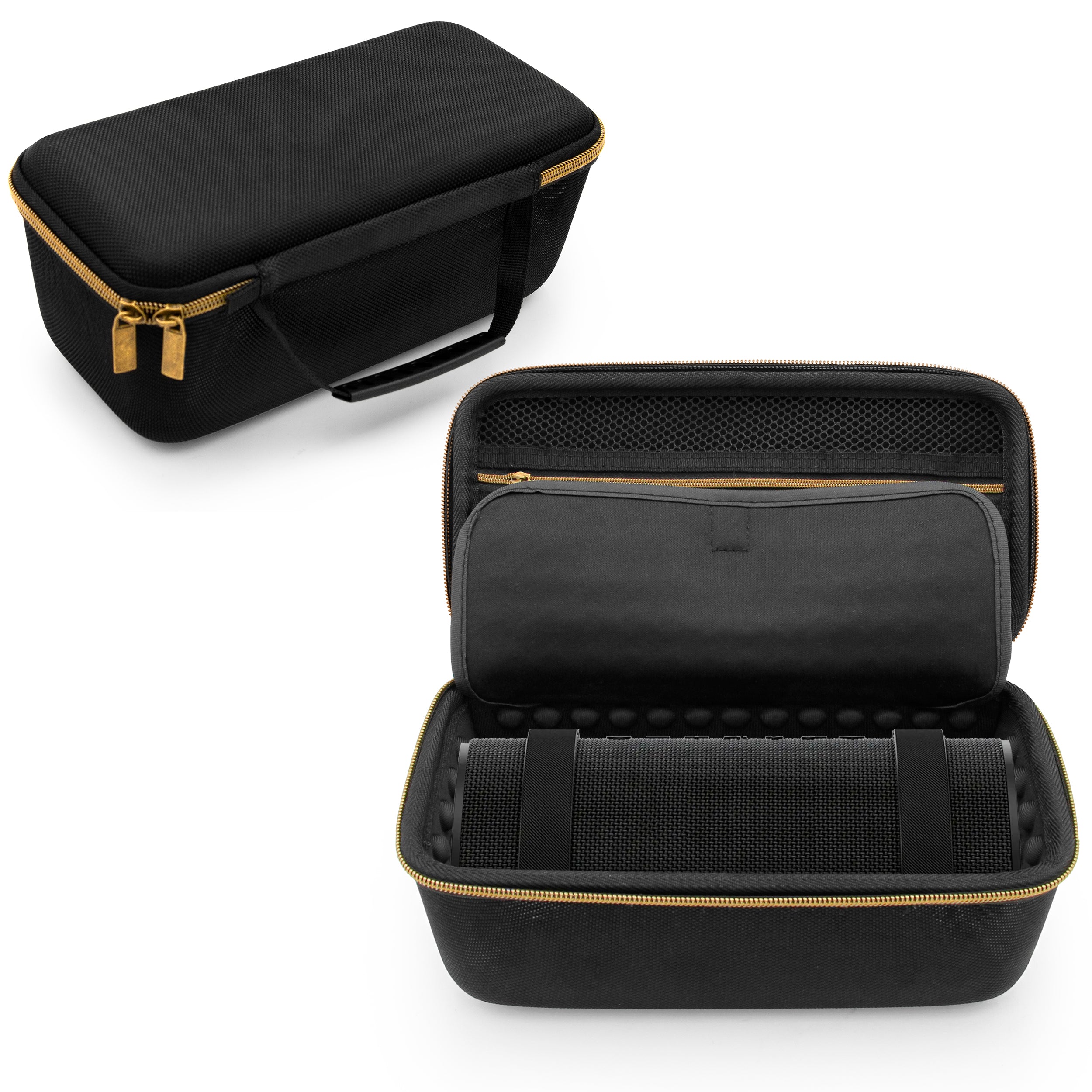 CASEMATIX Protective Carry Case for LG XBOOM Grab Portable Bluetooth Speaker - Durable Travel Cover for Will.i.am Signature Sound Speaker & Charging Accessories - Perfect for Outdoor Adventures, Beach Parties & Travel