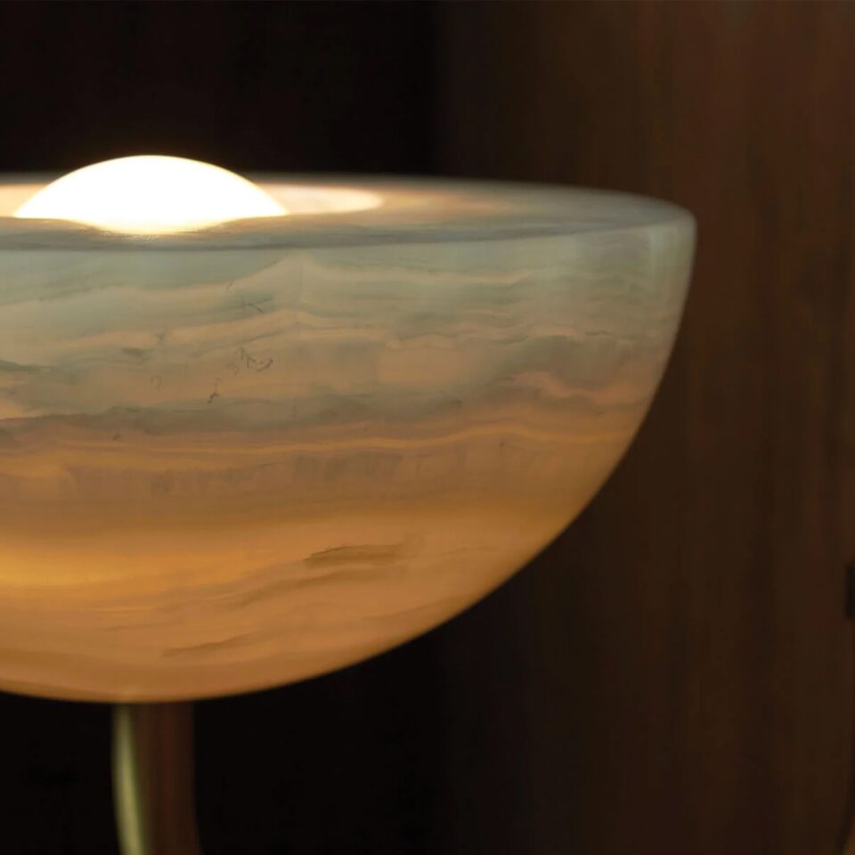 PRE ORDER Marz Designs Aurelia Wall Light - Jade Onyx & Brass Finish | 2 Size Options | Perfect for Bedroom, Living Room & Hallway Lighting Decor