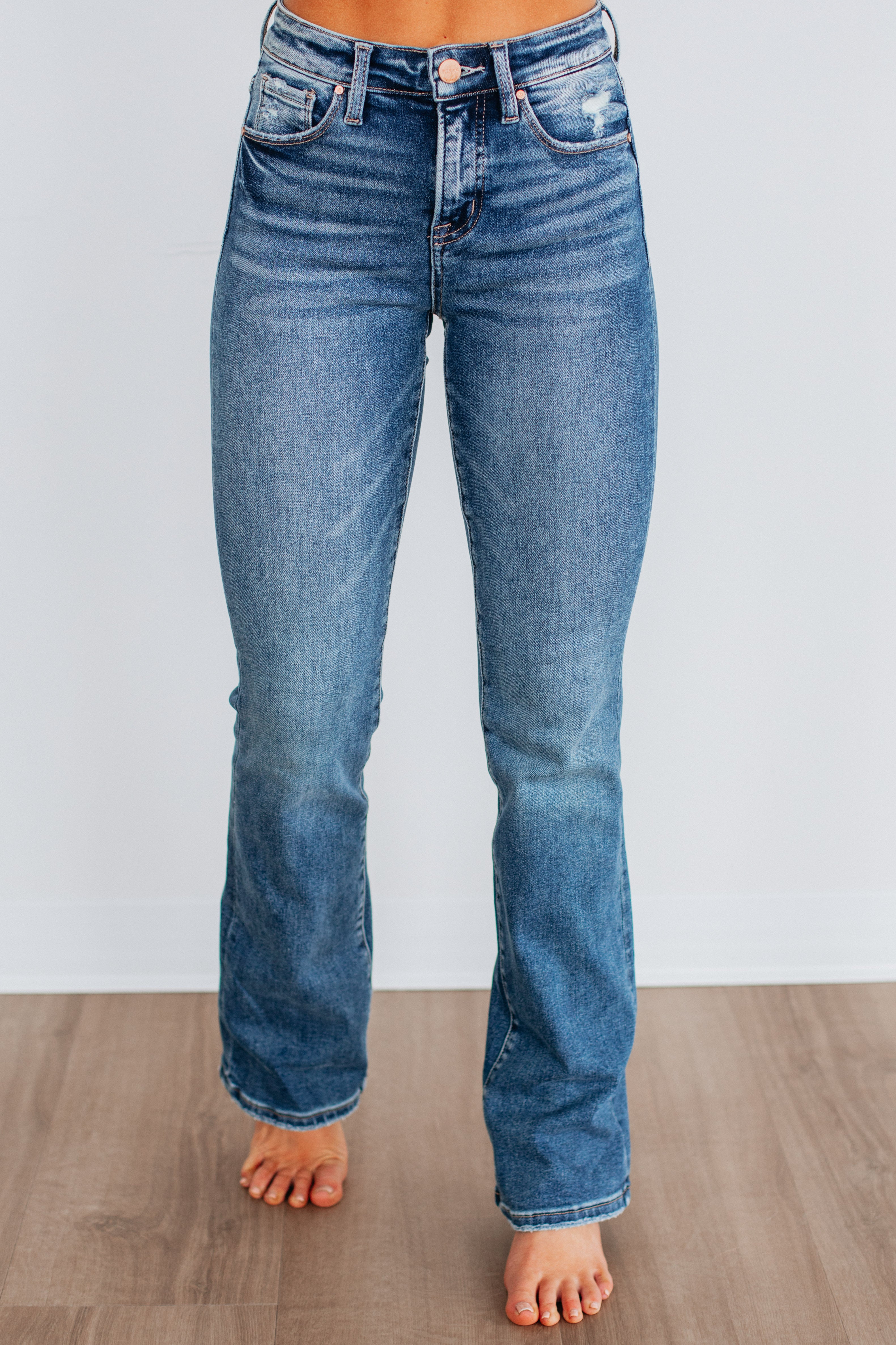 Stylish Dellah Risen Jeans for Women - High Waist Slim Fit Denim Pants | Perfect for Casual Wear, Office & Night Out