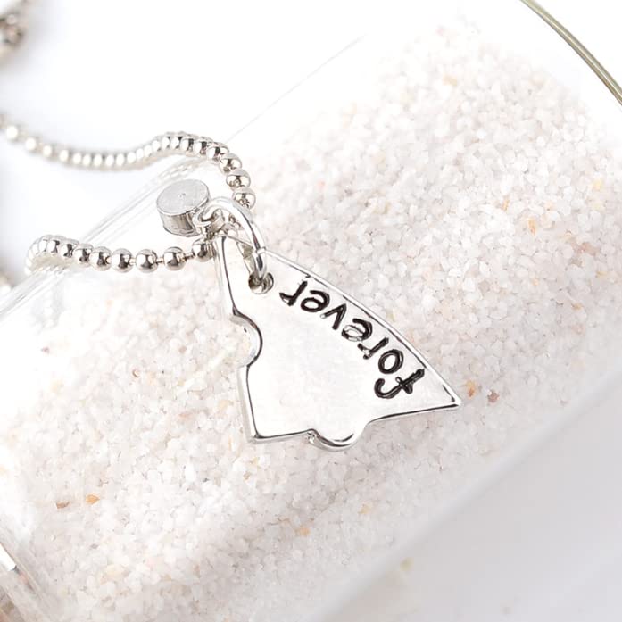 4 Piece Puzzle Friendship Necklace Set - Best Friend Necklaces for Women, BFF Birthday Gifts, Matching Jewelry for Sisters & Couples | Perfect for Anniversaries, Valentine's Day & Special Occasions
