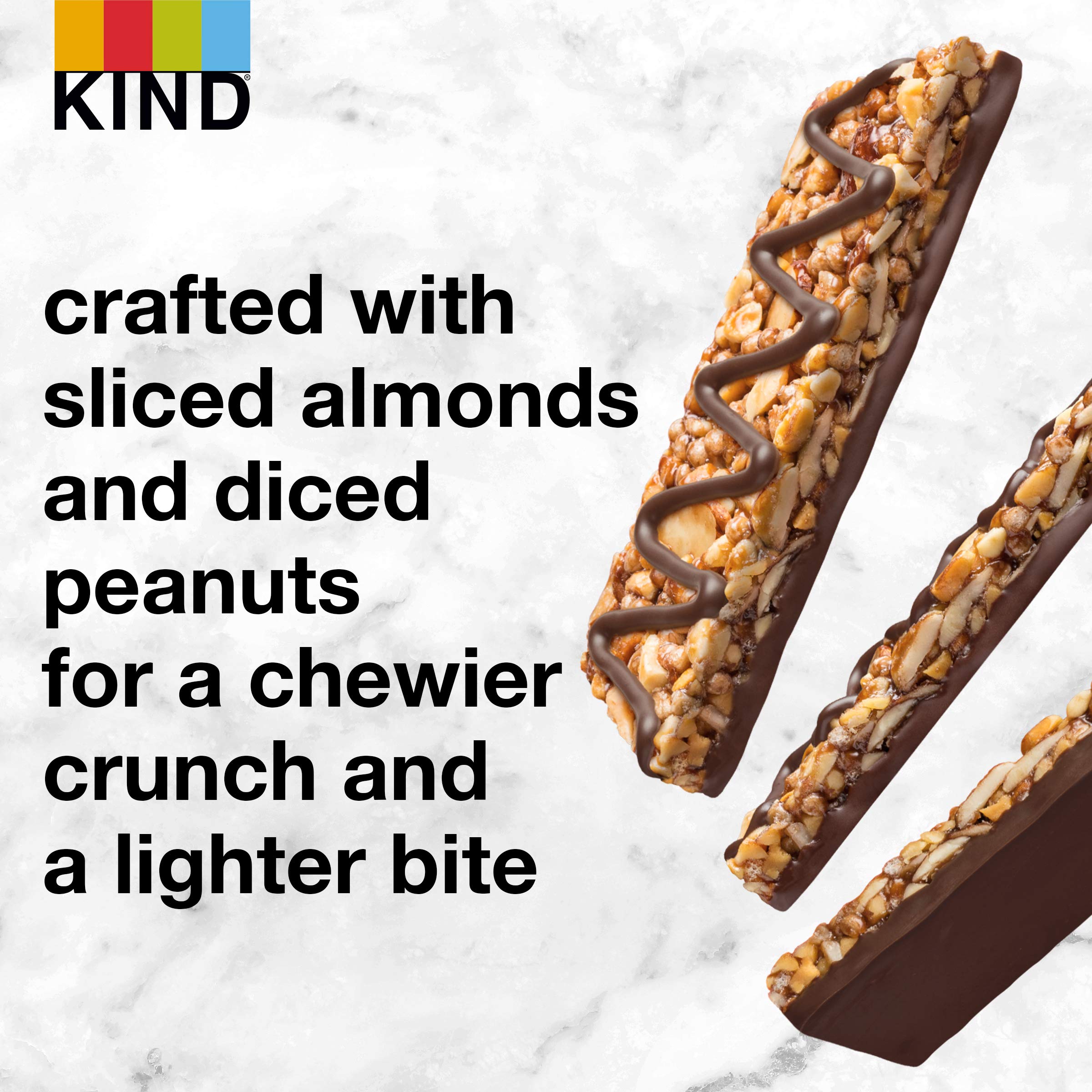 KIND THINS Peanut Butter Dark Chocolate Bars - Gluten Free, Low Sugar Snacks (60 Count, 0.74 OZ Each) - Perfect for Office, Travel & Healthy On-the-Go Snacking