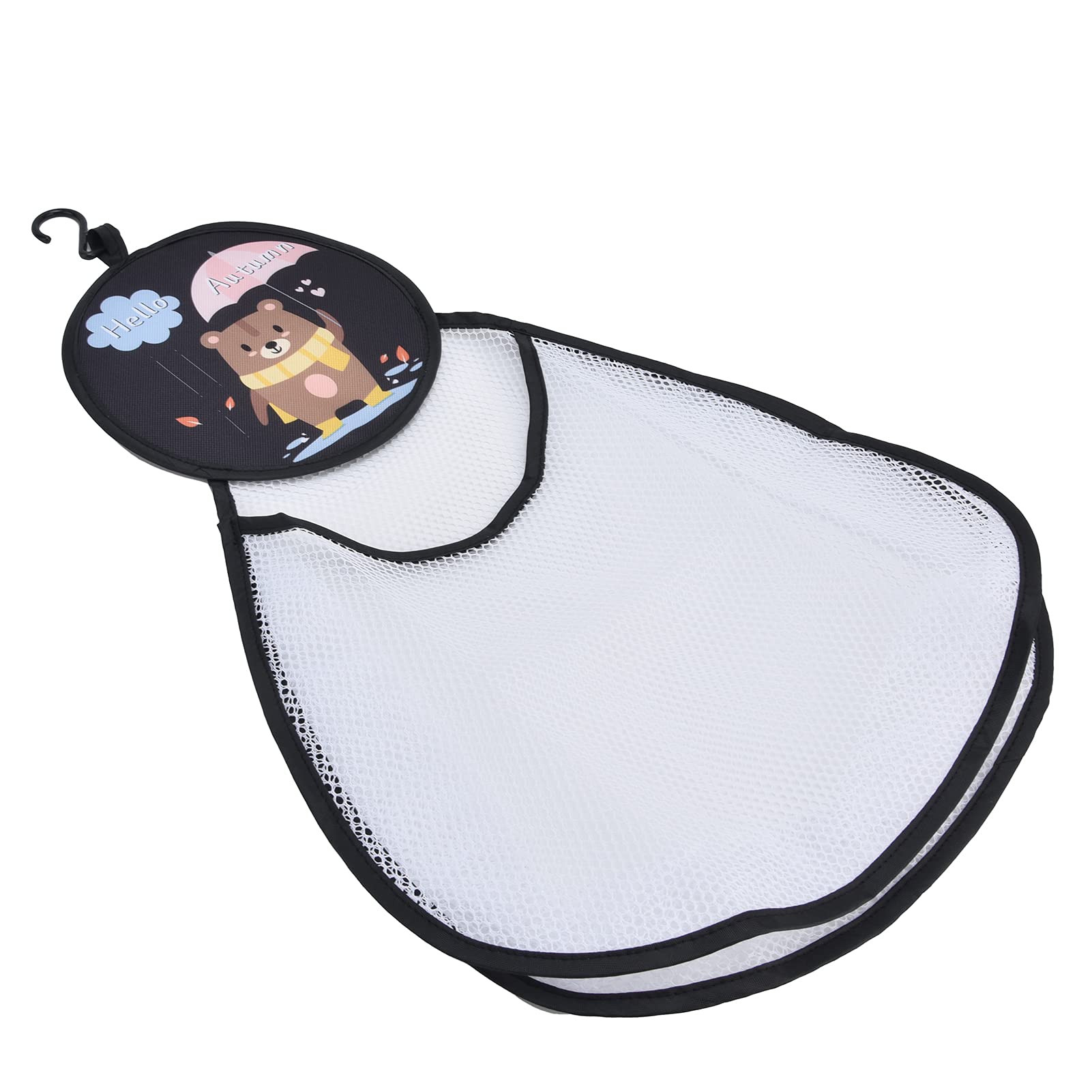 HURRISE Cartoon Bathroom Storage Bag - Waterproof Suction Hanging Toy Organizer for Kids, Safe & Eco-Friendly Bath Toy Holder - Perfect for Bathrooms, Showers, and Poolside Use