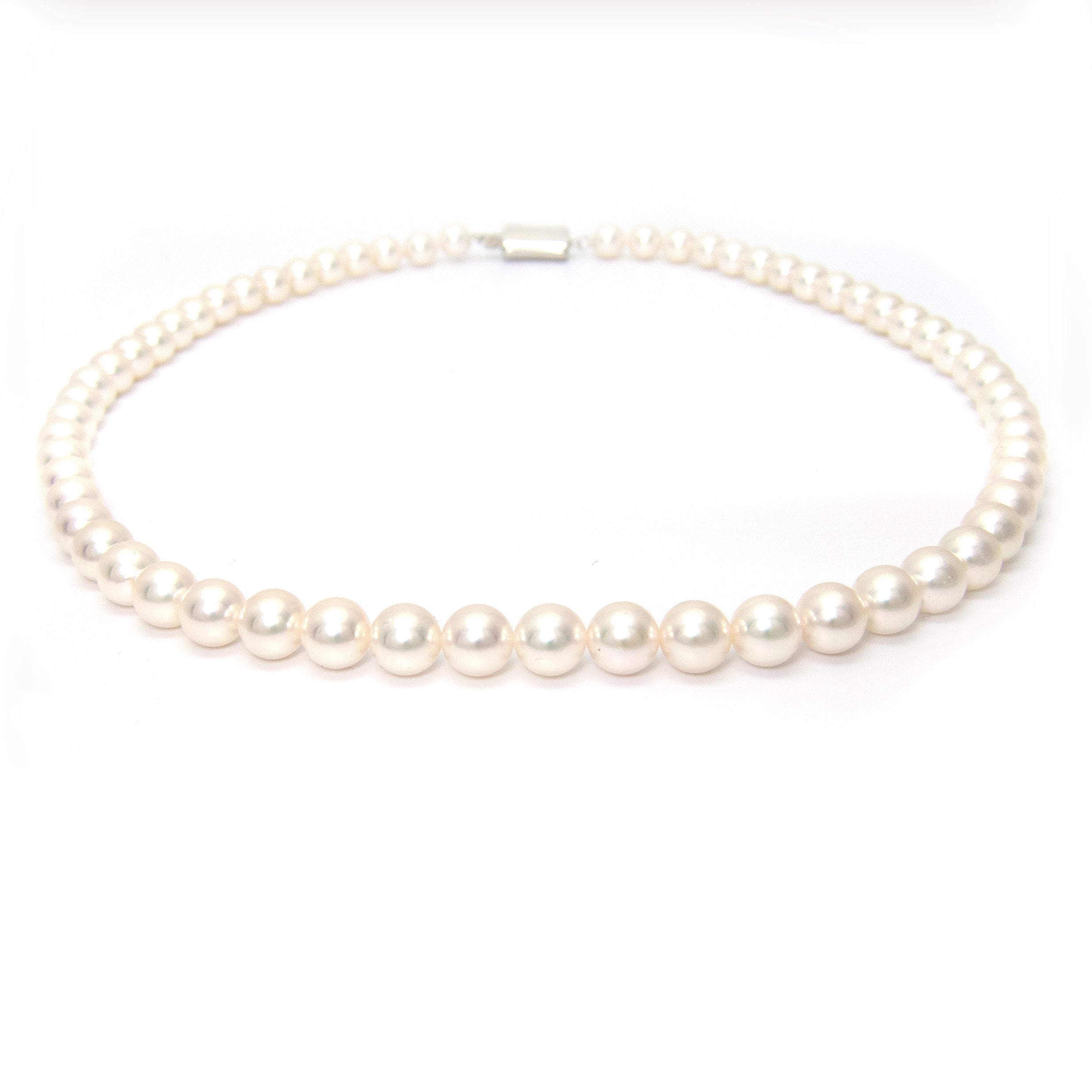 Exquisite Japanese Akoya Pearl Necklace - Elegant & Timeless Jewelry for Women - Perfect for Weddings, Parties & Special Occasions