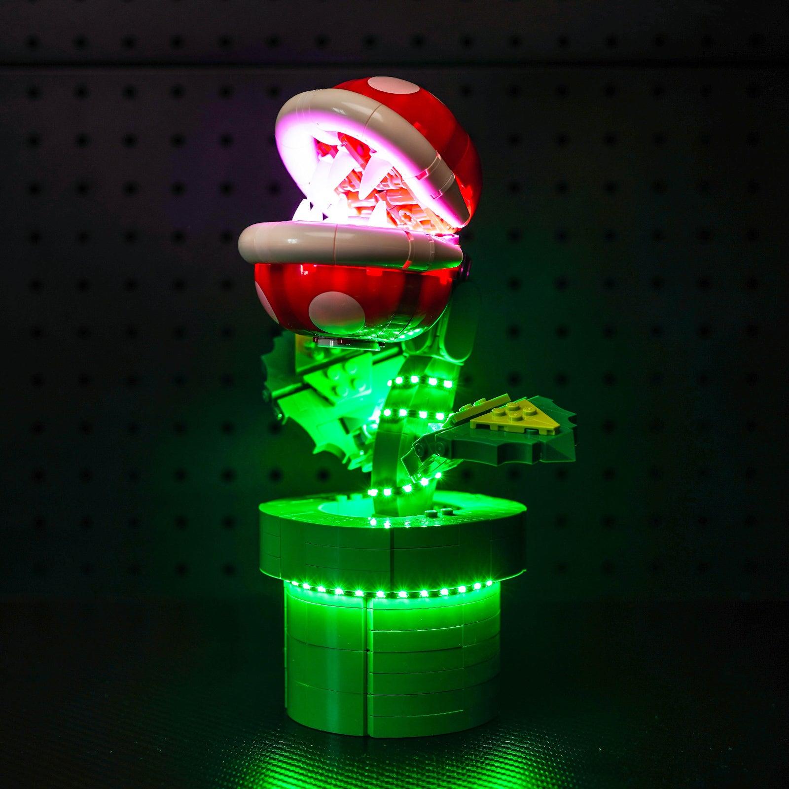 LEGO® Super Mario™ Piranha Plant 71426 LED Light Kit - DIY Building Blocks Lighting Set for Enhanced Display & Nighttime Play