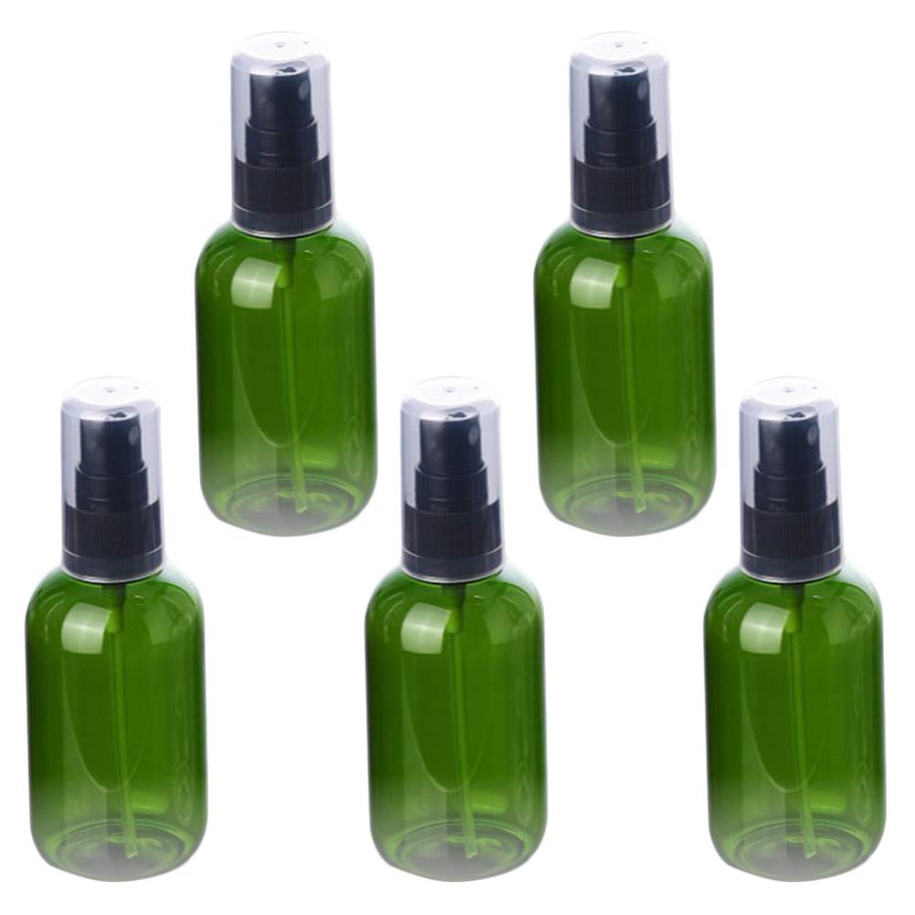 EXCEART 5-Pack Empty Perfume & Mouthwash Spray Bottles - Mini Travel Refillable Fine Mist Sprayer for Hair, Water, Medical, Wine - Perfect for Travel, Gym, Salon & Home Use