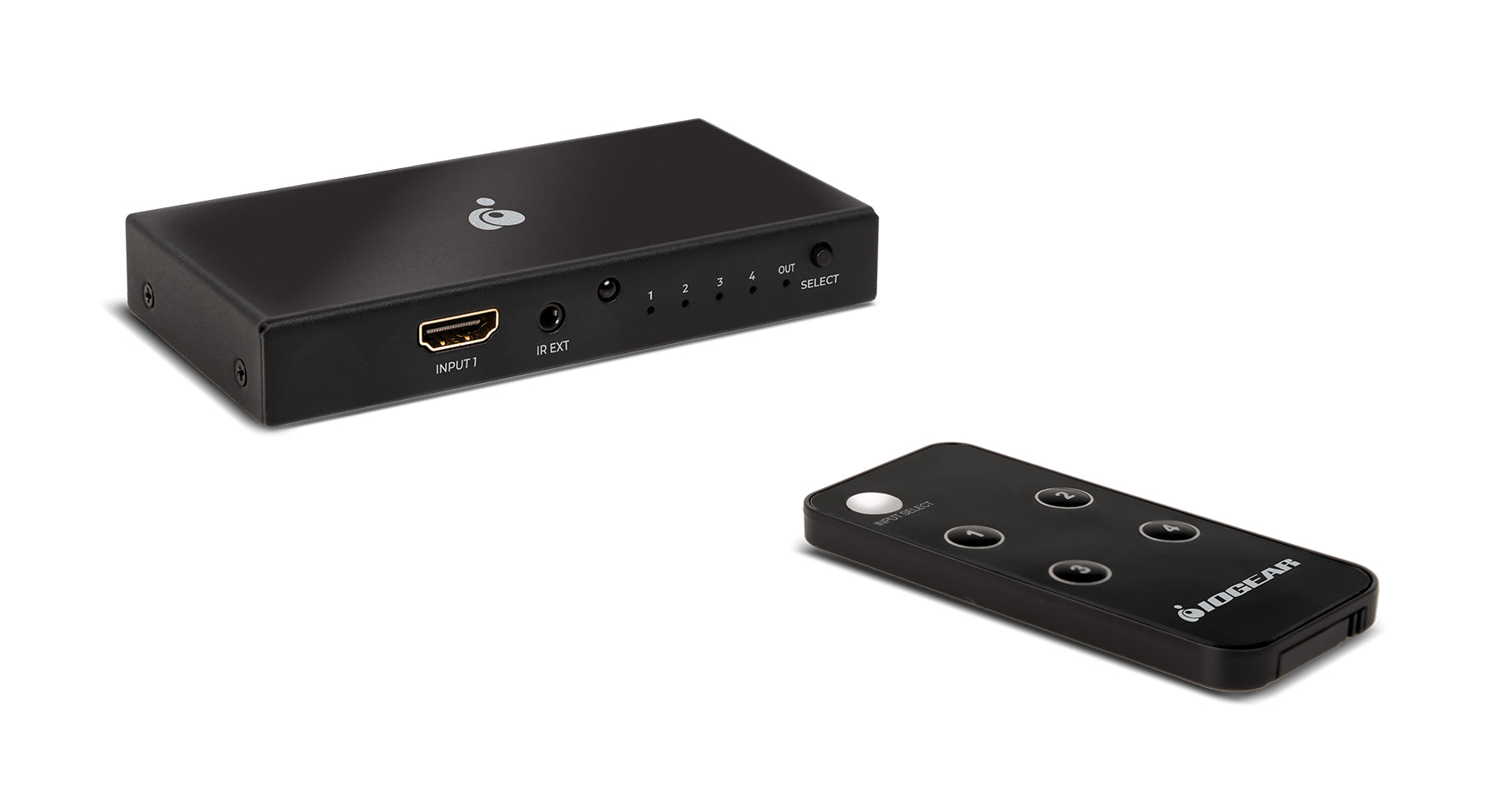 4 Port 8K Ultra HD HDMI Switch with Remote - Seamless 4K@60Hz, HDR, 3D Support for Home Theater, Gaming & Streaming Devices