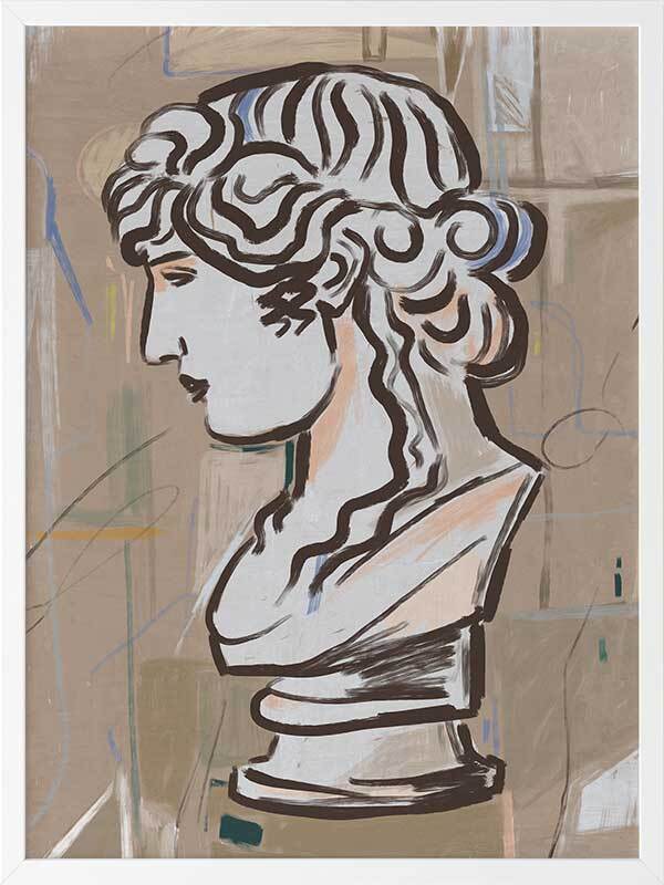Diana Framed Wall Art Print - Elegant Home Decor for Living Room, Bedroom & Office - Perfect Gift for Art Lovers