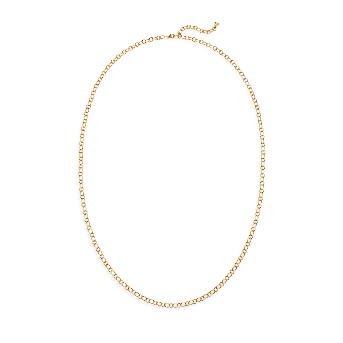 Temple St. Clair Ribbon Chain Necklace - 18K Gold Plated Elegant Jewelry for Women | Perfect for Weddings, Parties & Everyday Wear