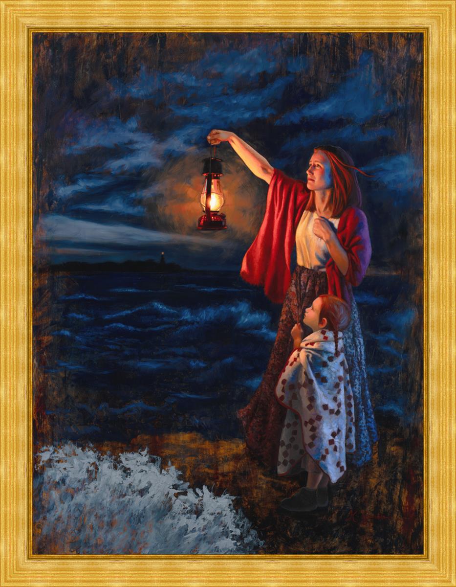 Beacon of Hope Large Wall Art - Inspirational Home Decor for Living Room, Bedroom & Office - Perfect for Uplifting Spaces & Gifts