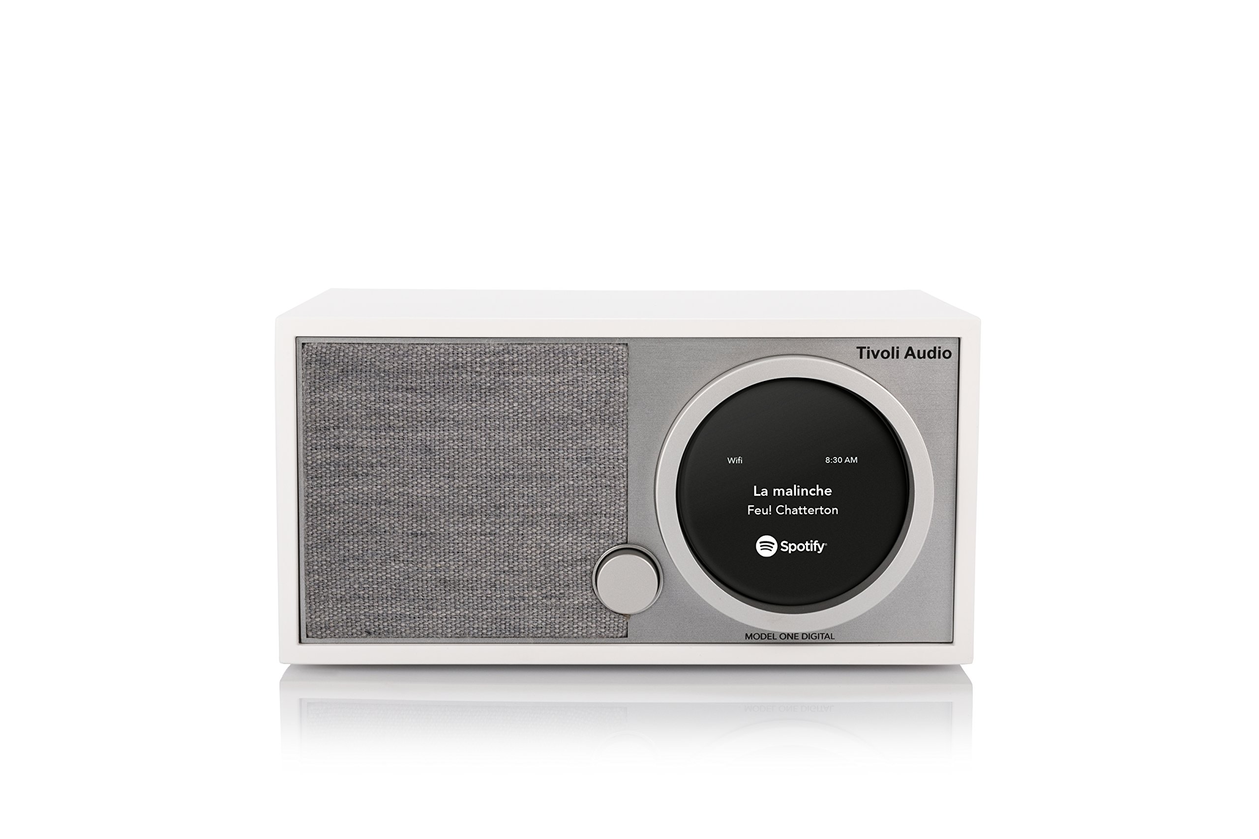Tivoli Audio Model One Digital FM/AM Radio - Premium White Tabletop Radio for Home, Office, or Kitchen | Classic Design with Clear Sound Quality