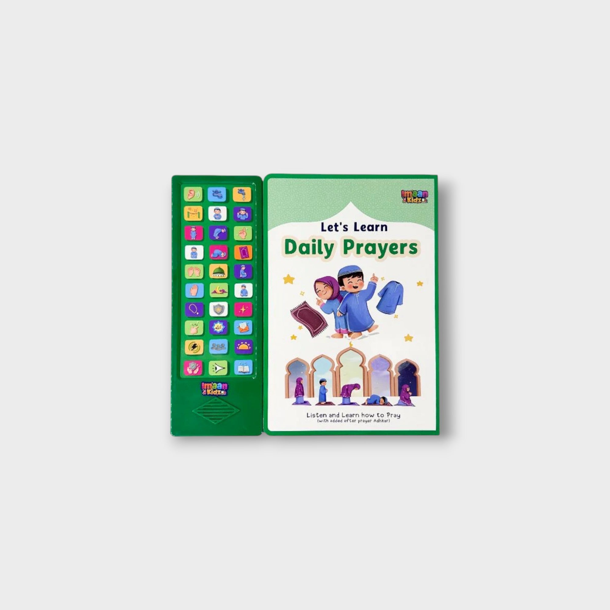 Interactive Sound Book for Learning Daily Prayers - Perfect for Kids' Religious Education & Bedtime Routine