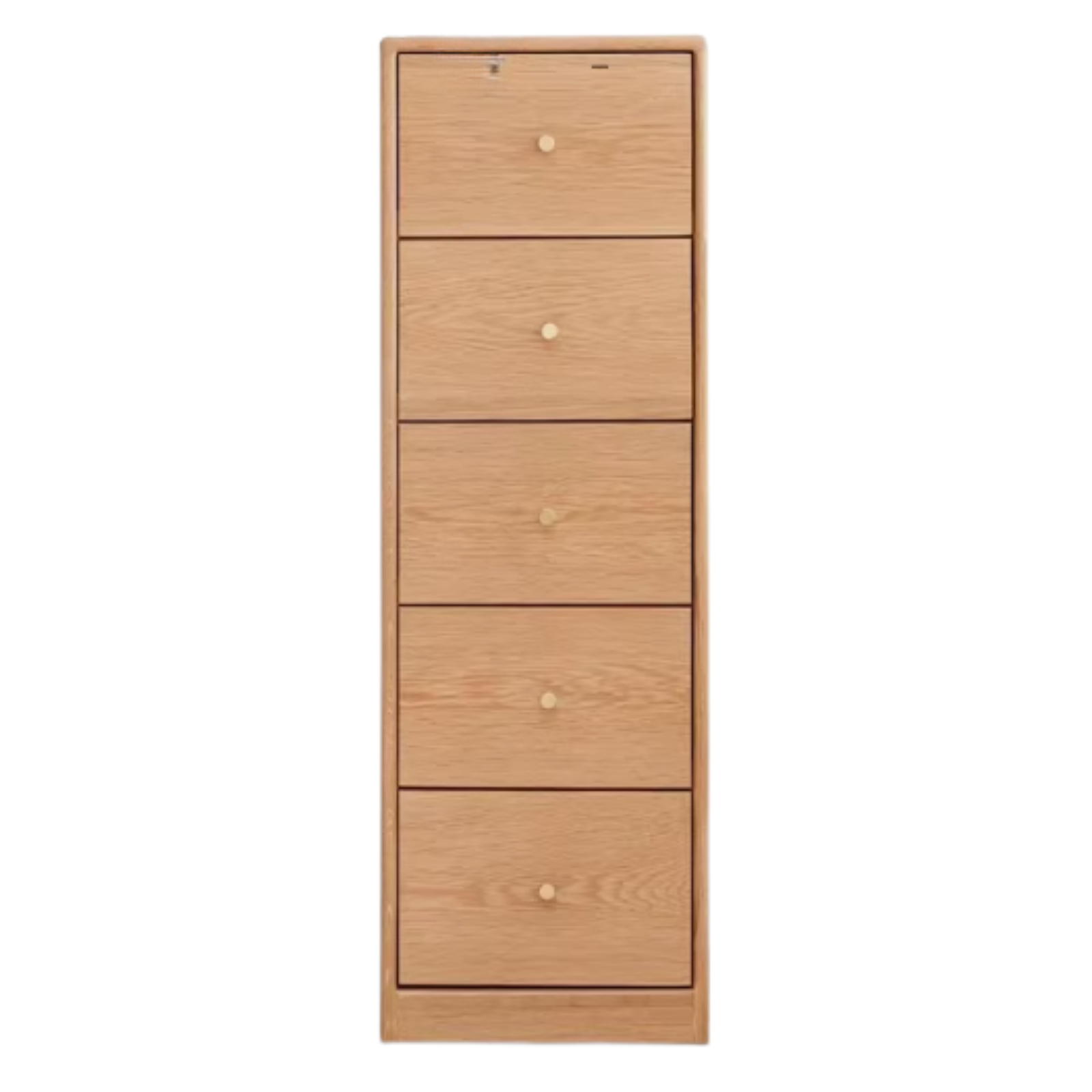 11.8x15x36.6inch / 30x38x93сm / Natural Wood Color / Oak Сhest of drawers