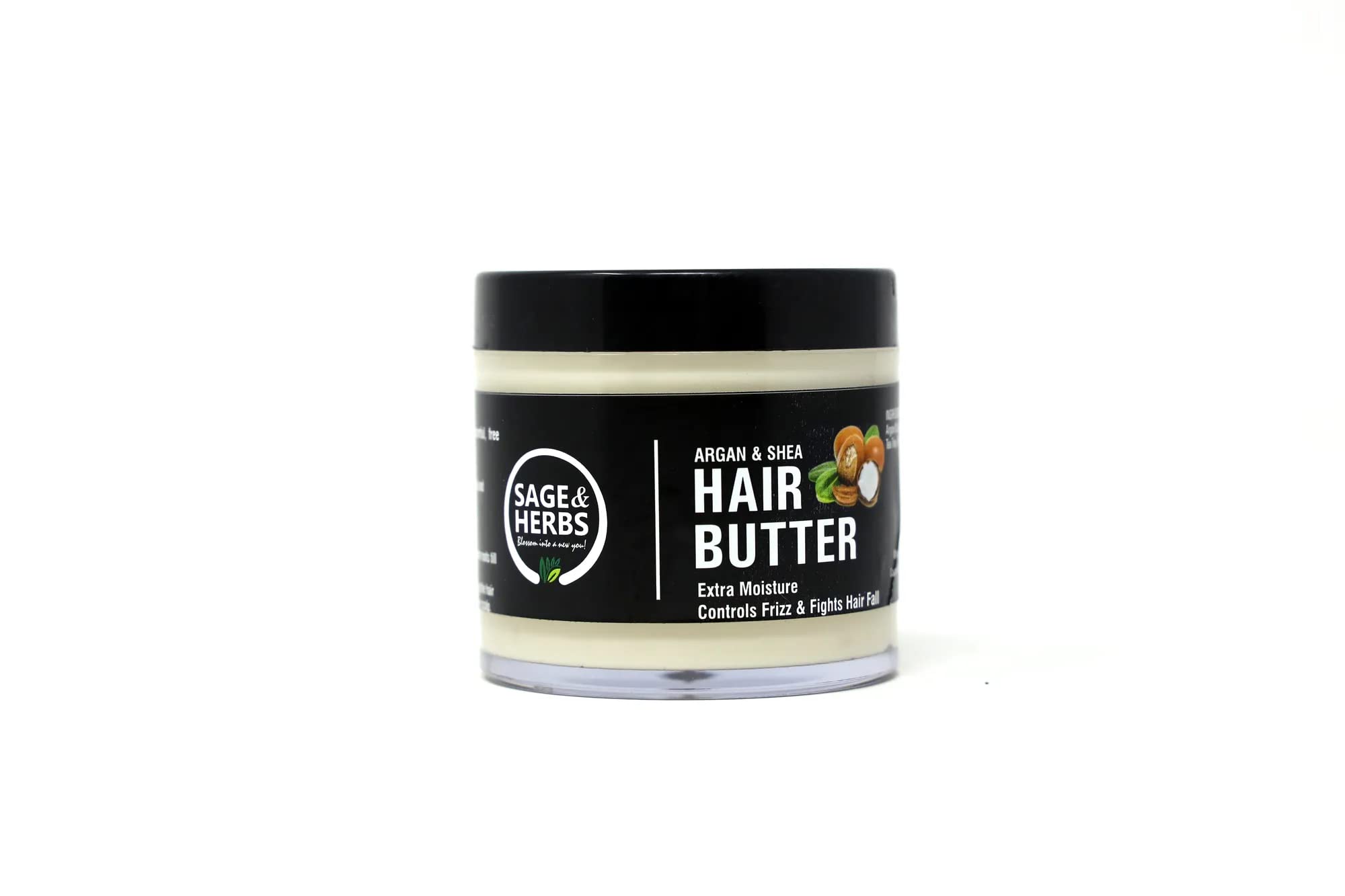 Organic Argan & Shea Hair Butter for Hair Growth & Repair – 100ml | Deep Moisturizing Treatment for Dry, Damaged Hair | Perfect for Daily Use, Styling & Scalp Care