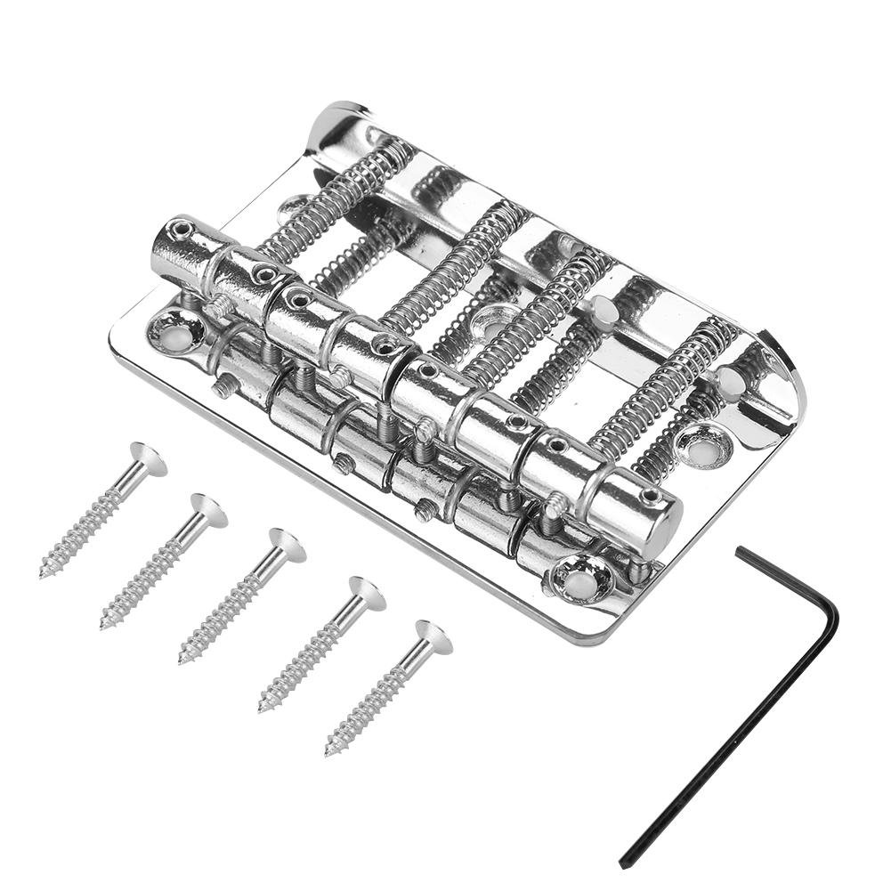 Professional Electric Guitar Hardtail Bridge - High-Quality Metal Fixed Bridge Saddle for String Replacement & Setup | Perfect for Rock, Blues & Studio Recording