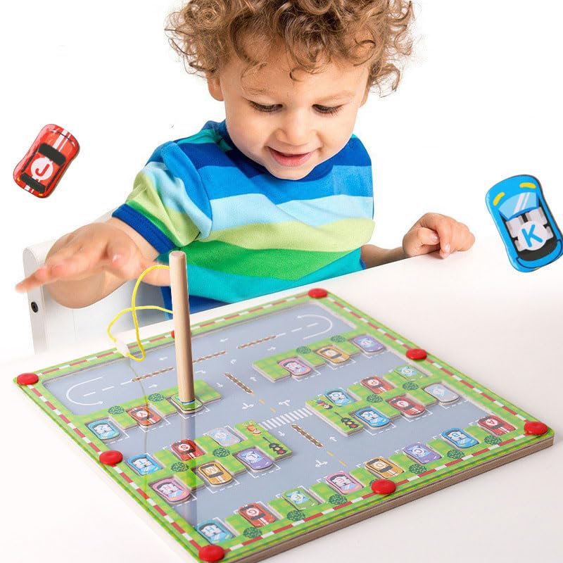 Magnetic Alphabet Maze Board - ABC Learning Toys for Toddlers Ages 3-5 | Montessori Fine Motor Skills Educational Toy | Perfect Gift for 3 4 5 Year Old Boys & Girls | Great for Preschool Classroom & Homeschool Learning Activities