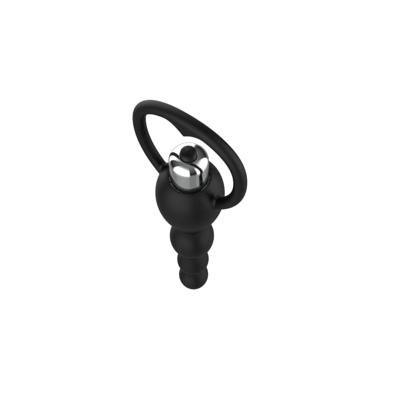 Premium Vibrating Anal Beads Set - Rechargeable Silicone Anal Vibrator with Remote Control for Couples Play & Solo Stimulation - Perfect for BDSM, Foreplay & Enhanced Pleasure