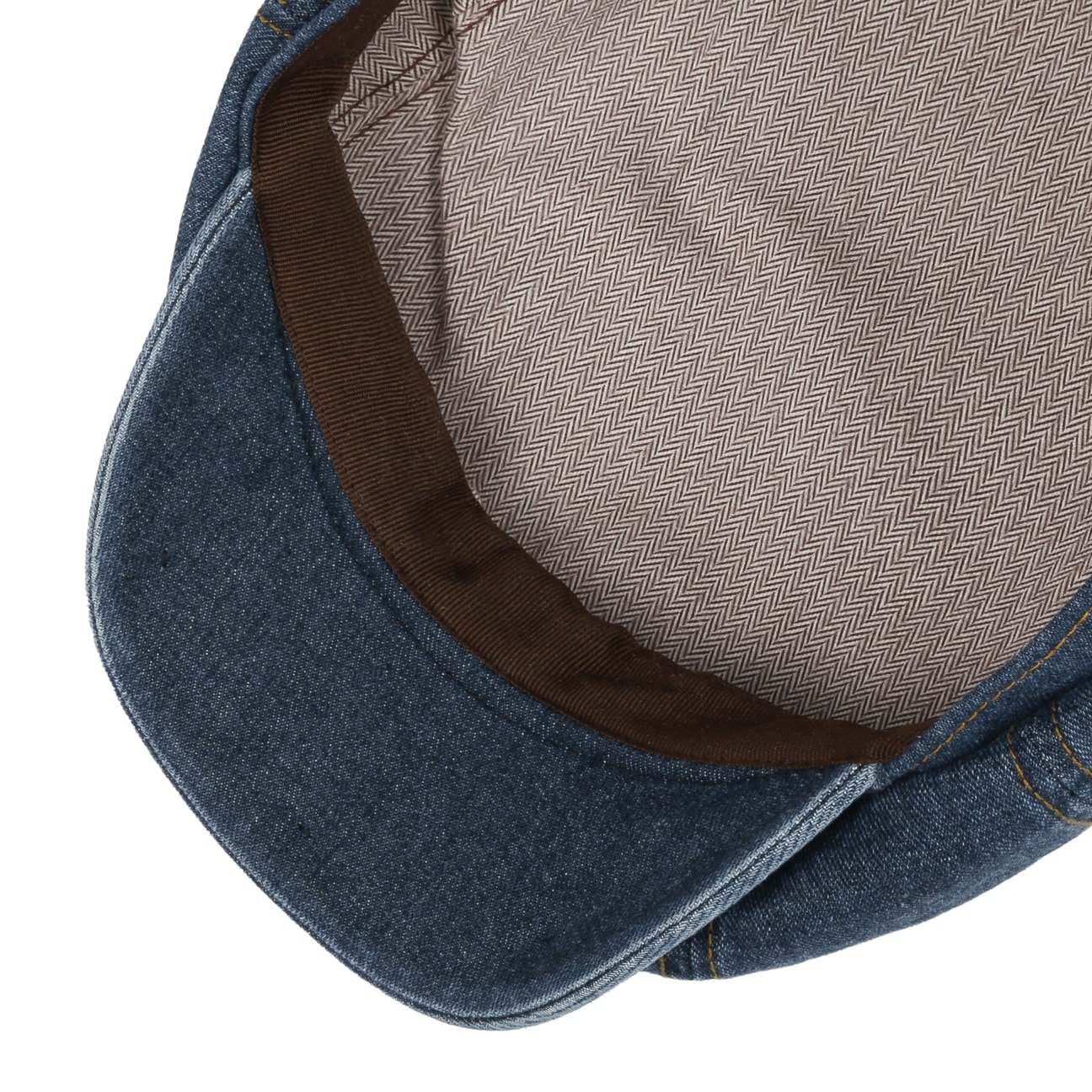 Stetson Hatteras Jeans Flat Cap for Men - Classic Cotton Denim Hat for Casual Wear, Outdoor Activities & Everyday Style