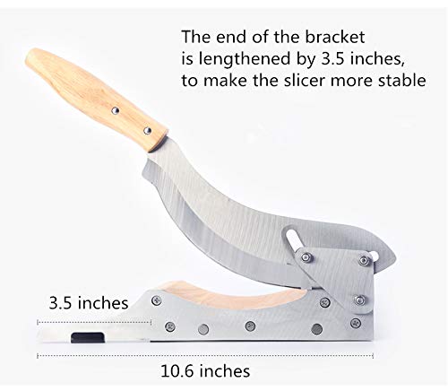 Premium Stainless Steel Manual Herb Slicer - Chinese Medicine Cutter for Herbs, Botanicals, Beef Jerky & Vegetables | Perfect for Home Herbalists, Chefs & DIY Food Prep