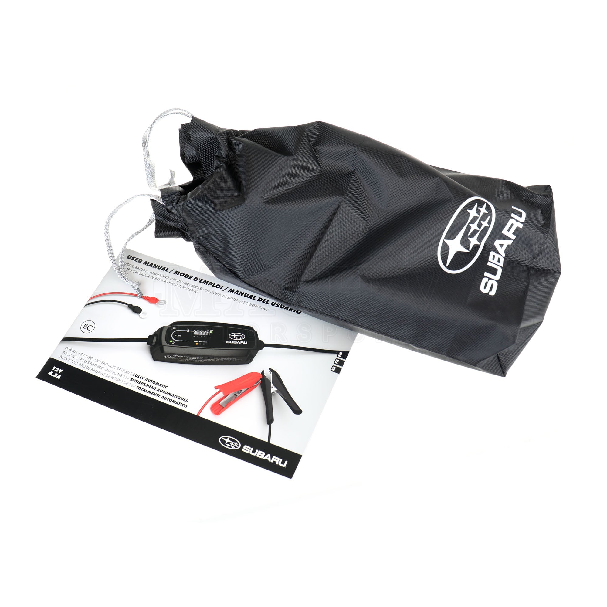 Subaru 12V Battery Charger, Maintainer & Conditioner - Keep Your Car Battery Charged for Long Road Trips & Winter Storage