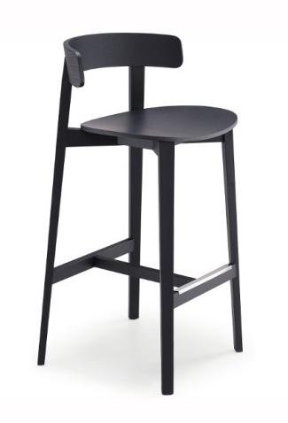 Midj Maya L LG Stool - Modern Accent Stool for Living Room, Bedroom, or Office - Lightweight & Durable Home Decor Furniture