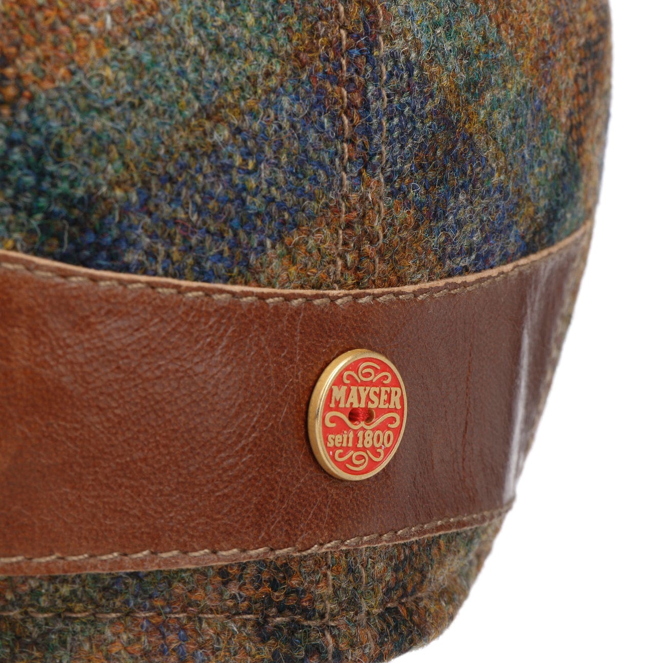 Lennart Shetland Flat Cap by Mayser - Classic Wool Men's Hat for Outdoor Activities & Casual Style