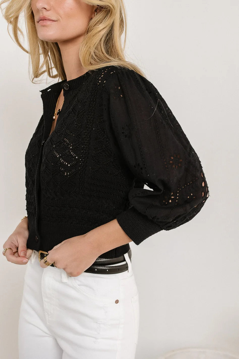 Alexia Black Sweater for Women | Cozy Winter Pullover | Perfect for Casual Outfits & Layering | FINAL SALE