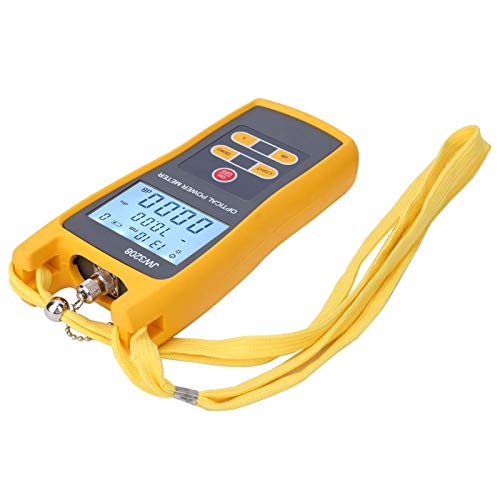 Handheld Optical Power Meter - Multifunction Automatic Optical Tester for Fiber Optic Measurement | Perfect for Telecom Engineers & Network Installers