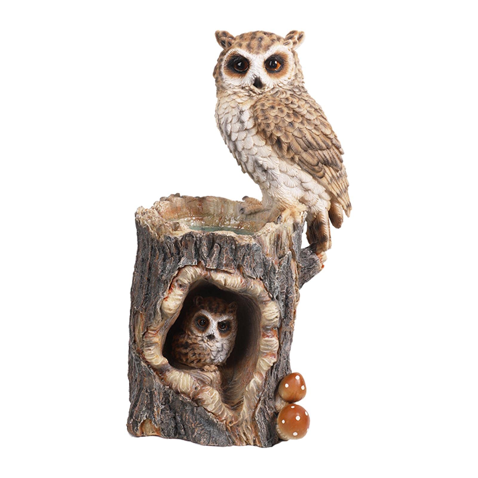 Solar Powered Owl LED Light - Cute Owl Shaped Garden Lamp for Outdoor Lawn & Patio Decor | Weatherproof Night Light for Yard, Pathway, and Landscape Lighting