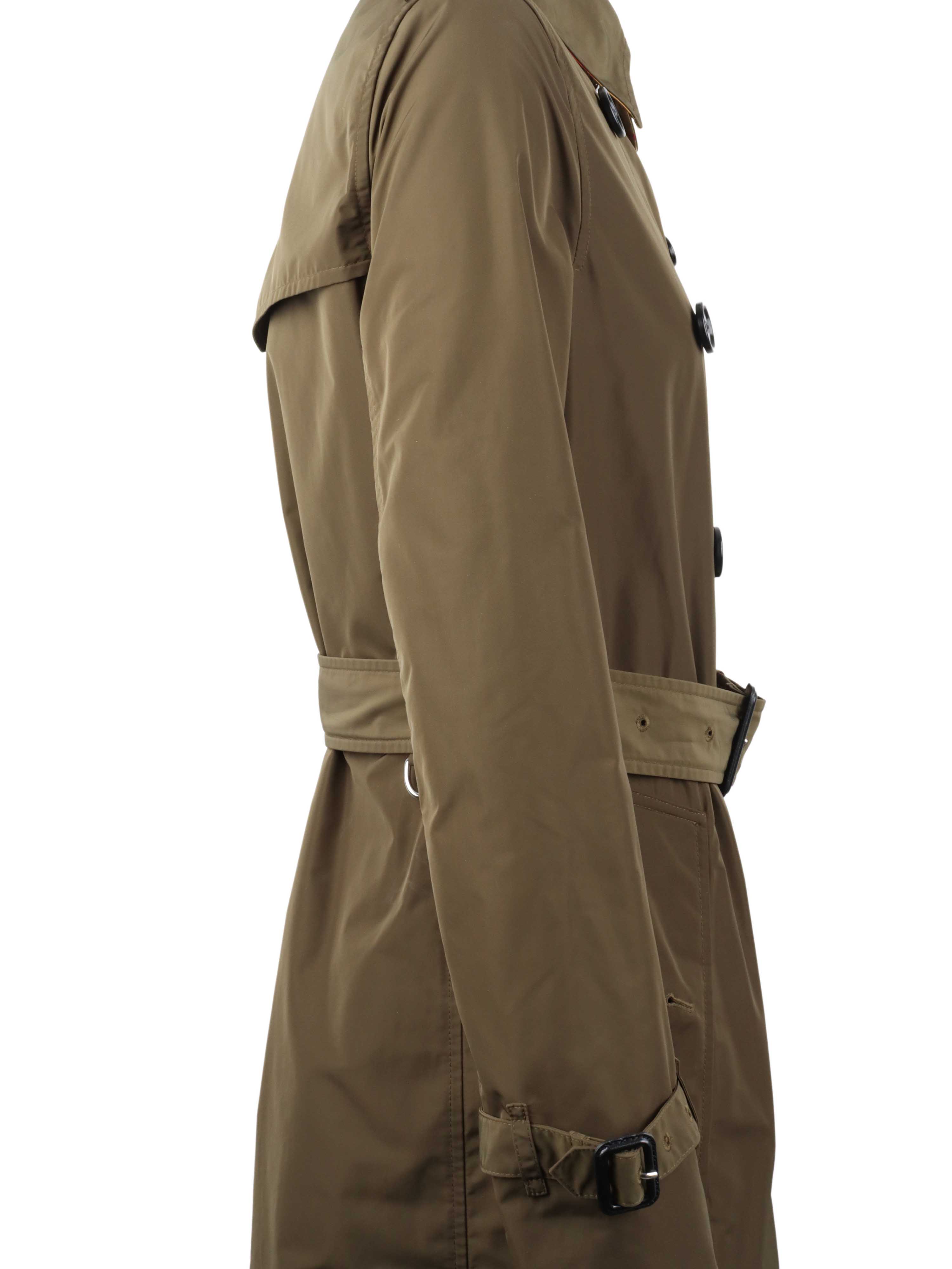 Burberry Khaki Trench Coat for Women - Classic Waterproof Raincoat with Belt | Perfect for Office, Travel & Fall Fashion