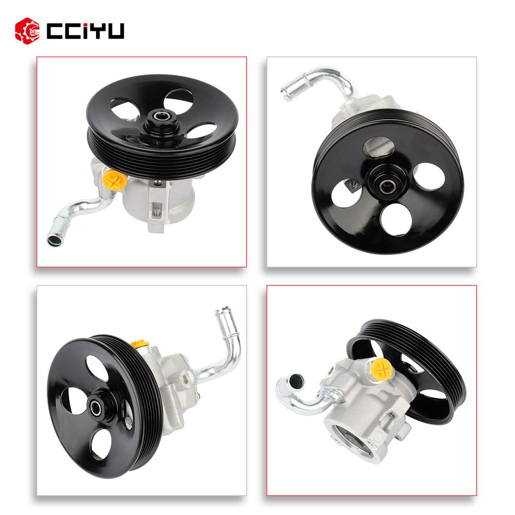 CCiYu Power Steering Pump Replacement for 2004-2007 Chevrolet Optra, 2005-2007 Suzuki Forenza & Reno - 20-807 Power Steering Assist Pump - Smooth Steering Performance for City Driving & Highway Commutes