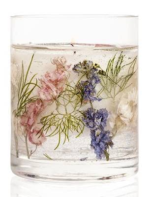 Night-Scented Stock Stoneglow Natural Botanical Wax Candle - 30 Hour Burn Time | Aromatherapy, Home Decor & Romantic Ambiance for Bedroom, Bathroom & Living Spaces