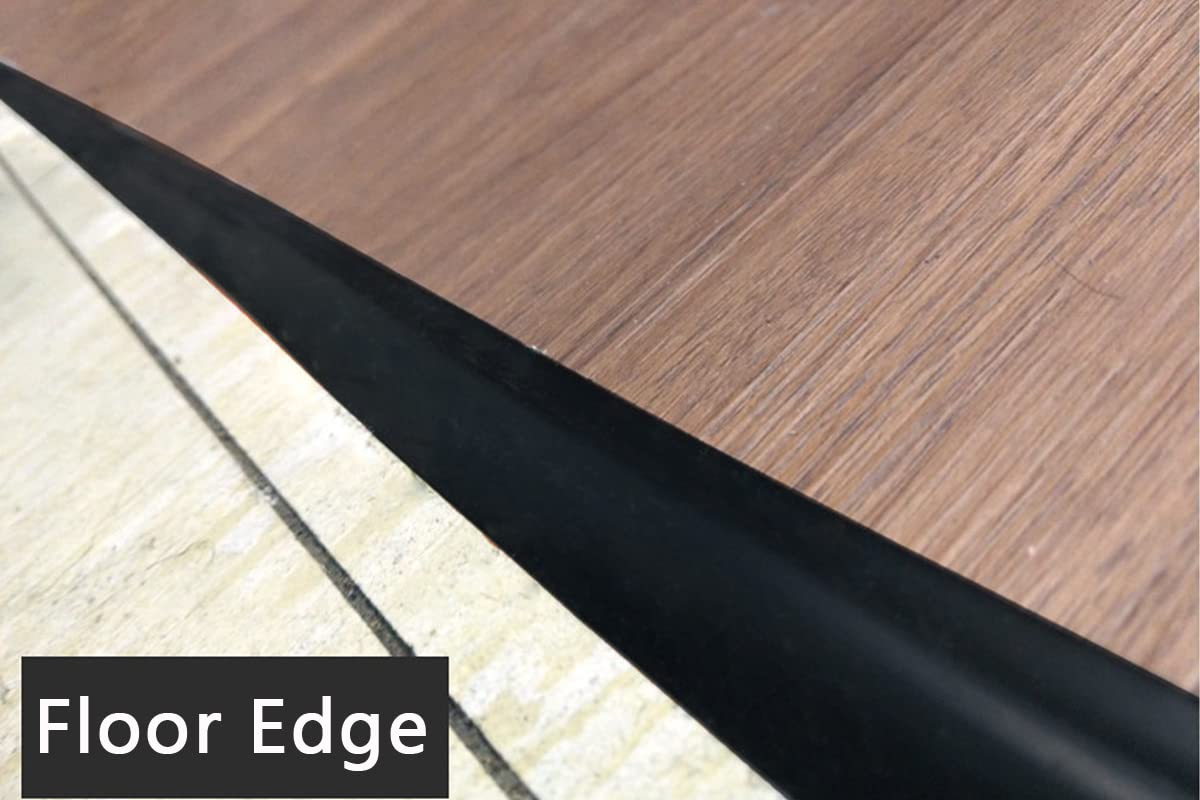 78 Inch Self-Adhesive Carpet Edge Trim Strip - 6.5FT PVC Threshold Transition Molding for Floor Mats (3mm Height, Grey) | Perfect for Home, Office & Car Flooring Protection