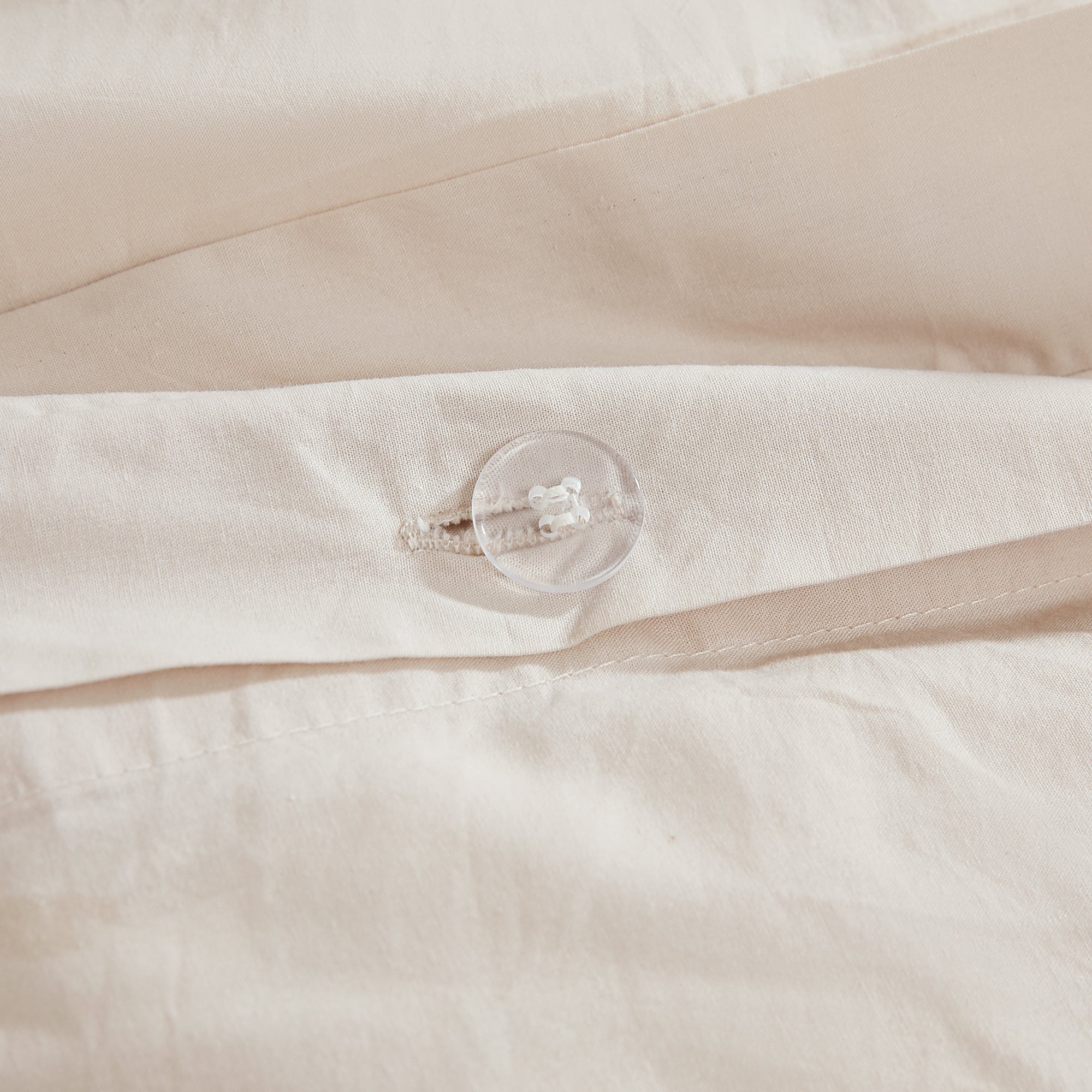 Doris Eyelet Inset Trim Cotton Duvet Cover Set - Queen Size Bedding Set with Pillowcases - Breathable Soft Duvet Cover for Bedroom, Guest Room & Dorm Decor