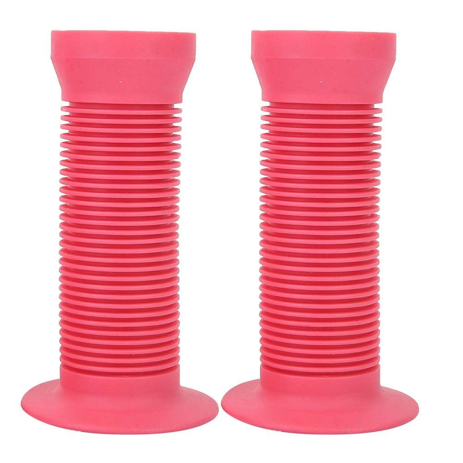 Germerse Non-Slip Bike Handlebar Grips - Comfortable Scooter & Bicycle Hand Grips for Kids & Adults (Pink) - Perfect for Outdoor Cycling, Commuting & BMX Riding