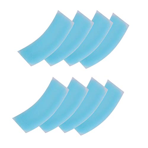 Exceart 8pcs Cooling Fever Patches for Kids & Babies - Soothing Forehead Pads to Reduce Fever & Discomfort (Blue) | Perfect for Home, Travel & Emergency First Aid Kit