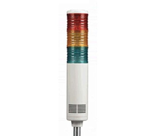 Signaworks Super Bright LED Tower Light with Ethernet Connectivity - High Visibility Industrial Warning Light for Warehouses, Factories, and Construction Sites