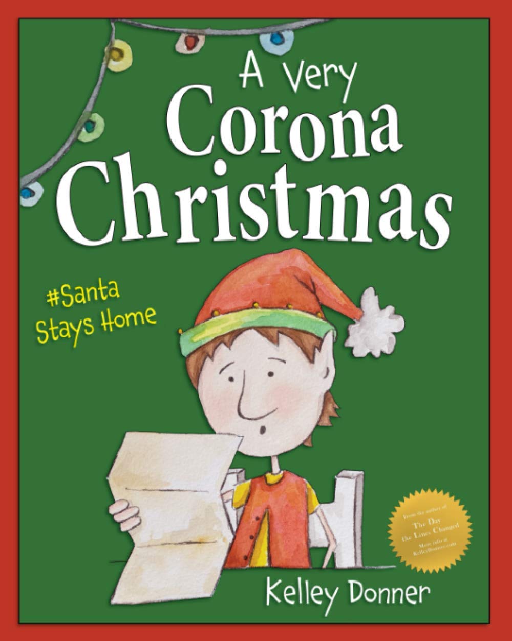 Santa Stays Home Christmas Decorations - Holiday Home Decor for COVID Safety - Perfect for Indoor Christmas Tree Ornaments & Pandemic-Themed Holiday Parties