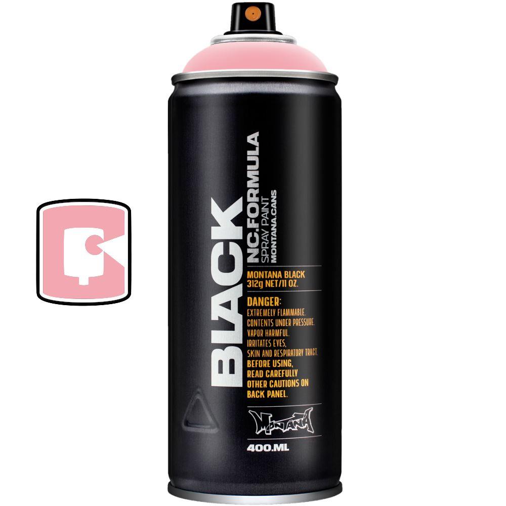 Montana Black 400ML Spray Paint - High Coverage Graffiti & Street Art Paint for Walls, Metal, Wood - Perfect for Artists, DIY Projects & Outdoor Murals